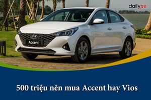 Có 500 triệu đồng nên mua Hyundai Accent hay Toyota Vios ?