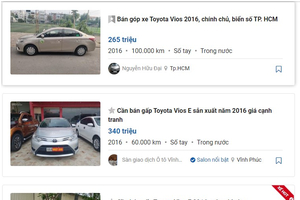Có nên mua Toyota Vios 2016 cũ? Toyota Vios cũ giá bao nhiêu?