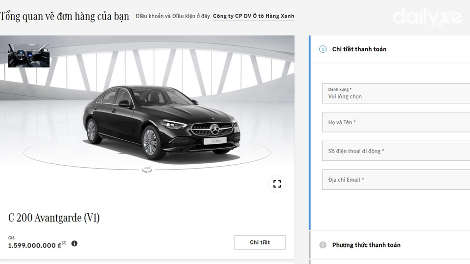 Khách hàng điền thông tin cá nhân cơ bản