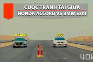 Cùng lắp máy 2.0L tăng áp: BMW 530i bị “dằn mặt” bởi Honda Accord