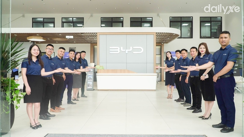 Đội ngũ nhân viên tại BYD Bắc Giang