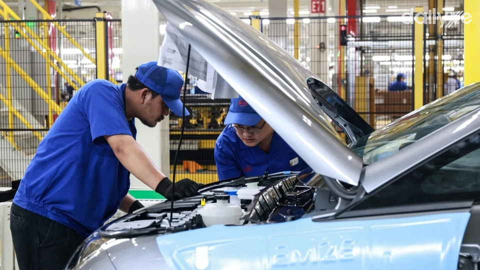 Xưởng dịch vụ tại đại lý BYD Hồ Chí Minh