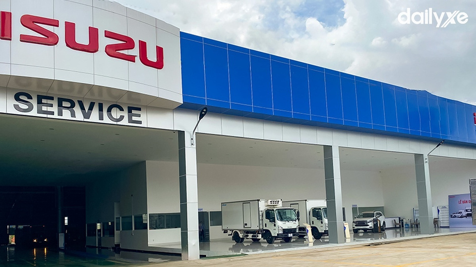 Showroom Isuzu Nghệ An diện tích rộng lớn