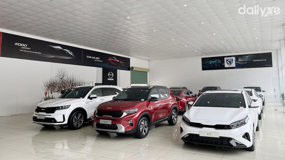 Phòng trưng bày tại đại lý KIA Bắc Kạn