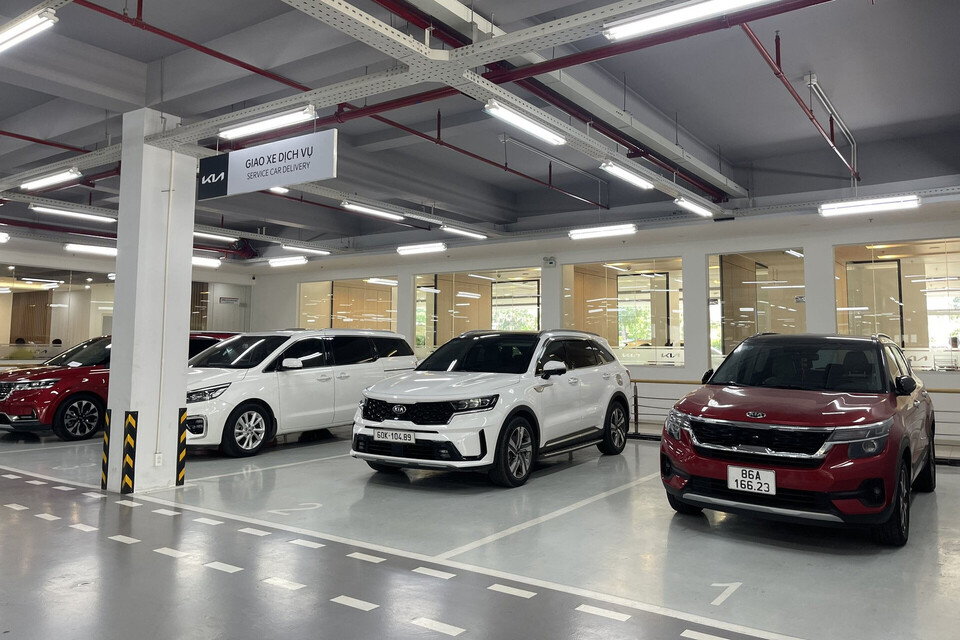 Khu vực bảo trì KIA Biên Hòa