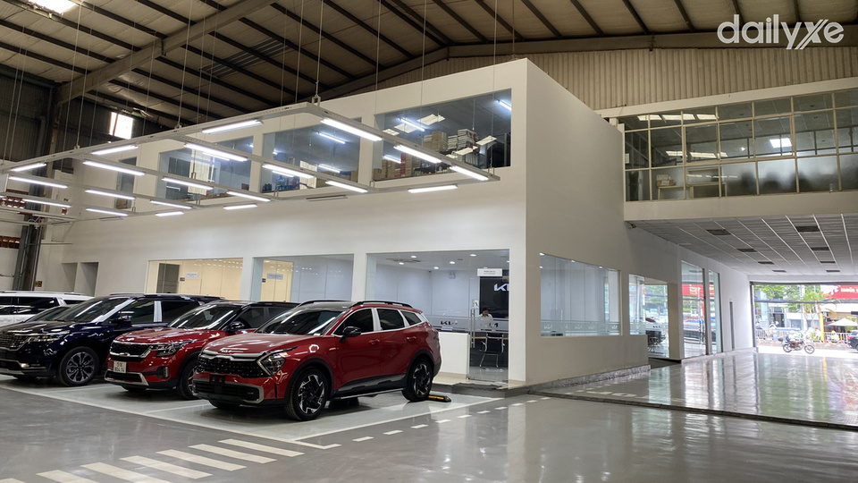 Khu vực bảo hành, bảo dưỡng, sửa chữa KIA Bình Triệu