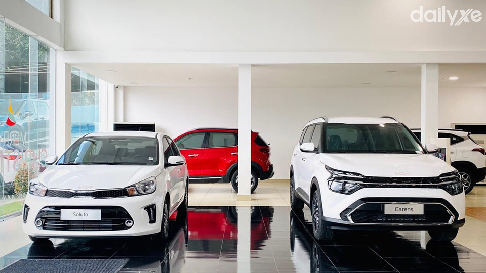 Phòng trưng bày xe KIA của showroom KIA Diễn Châu - Nghệ An