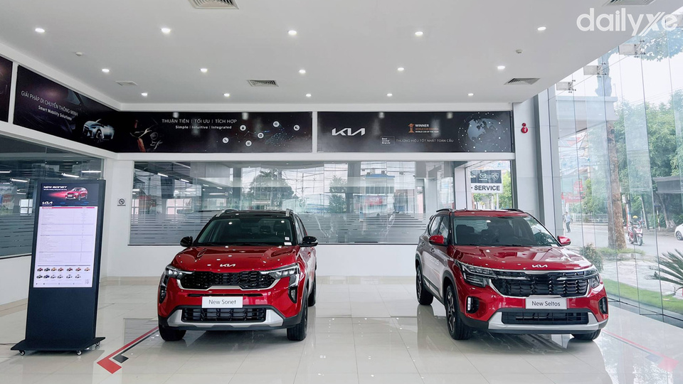 Phòng trưng bày xe của Đại lý KIA Lai Châu
