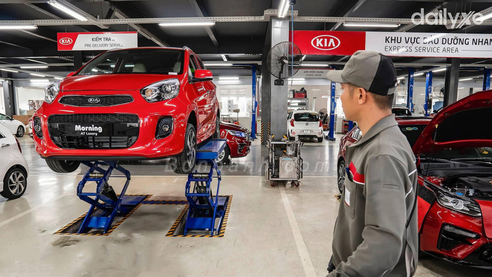 Xưởng dịch vụ hiện đại của đại lý KIA Nguyễn Văn Trỗi Xưởng dịch vụ hiện đại của đại lý KIA Nguyễn Văn Trỗi
