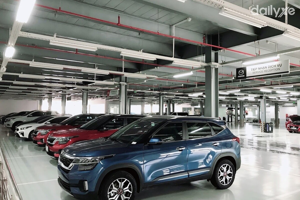 Xưởng dịch vụ được xây dựng theo tiêu chuẩn quốc tế  Xưởng dịch vụ được xây dựng theo tiêu chuẩn quốc tế