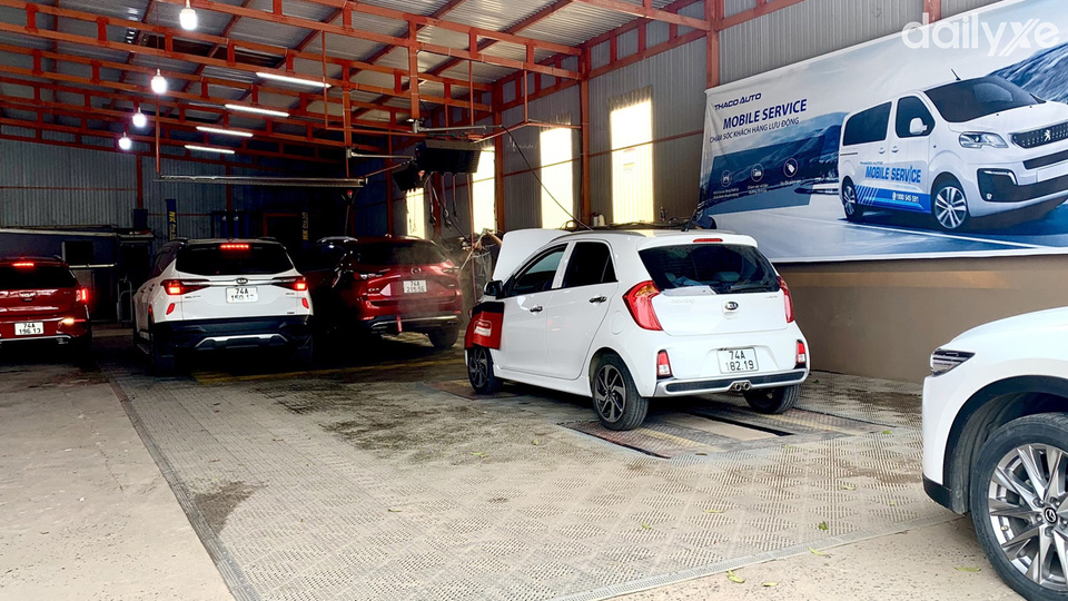 Khu vực sửa chữa KIA Quảng Trị