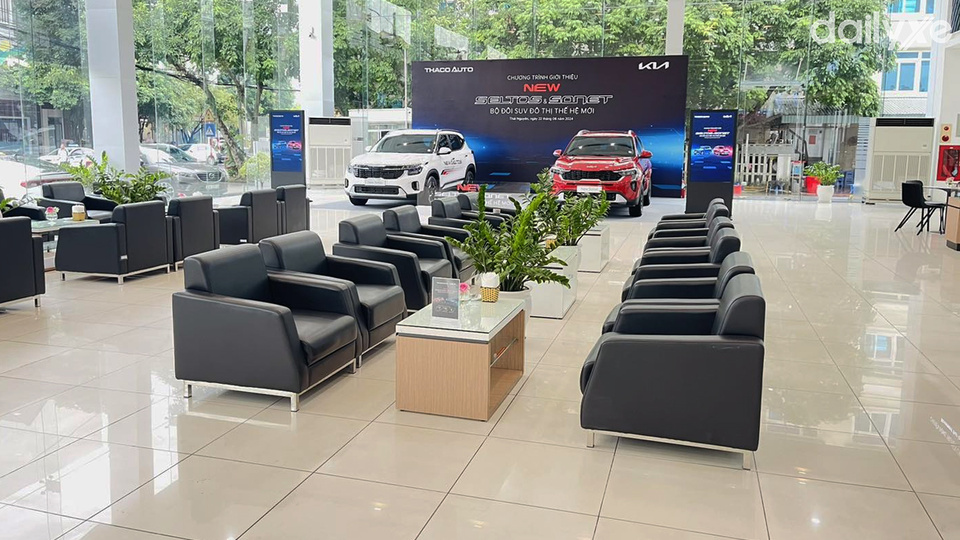 Phòng trưng bày KIA Thái Nguyên rộng lớn