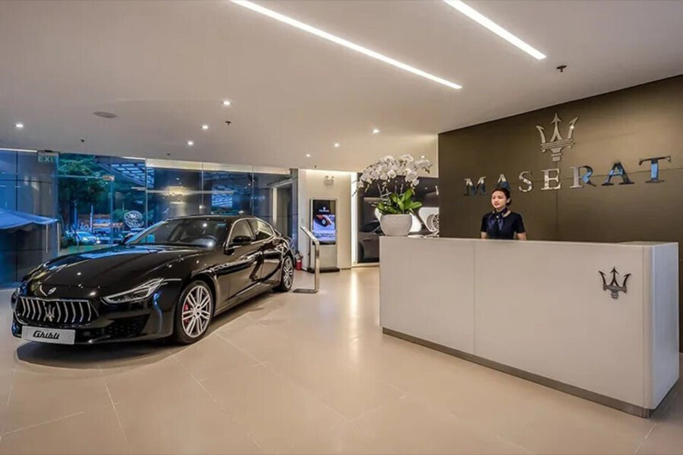 Showroom Maserati tọa lạc vị trí trung tâm HCM