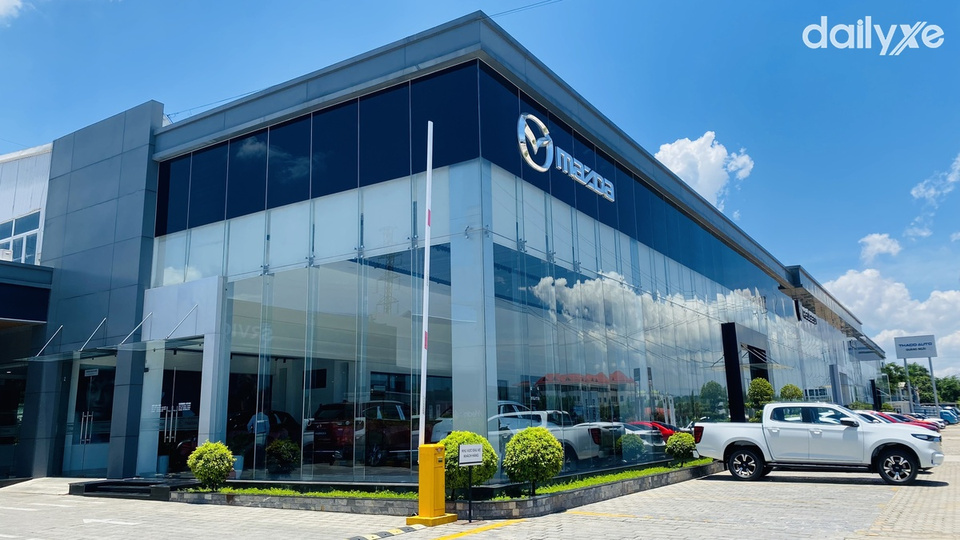 Mazda Quảng Ngãi diện tích rộng lớn