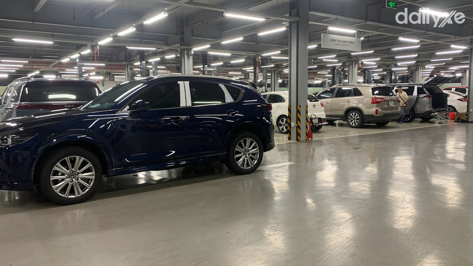 Khu vực bảo trì bảo dưỡng theo chuẩn toàn cầu của tập đoàn Mazda