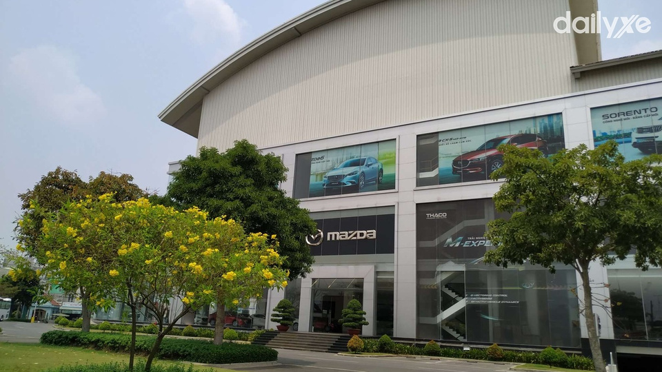 Mazda Tây Ninh xây dựng diện tích rộng rãi