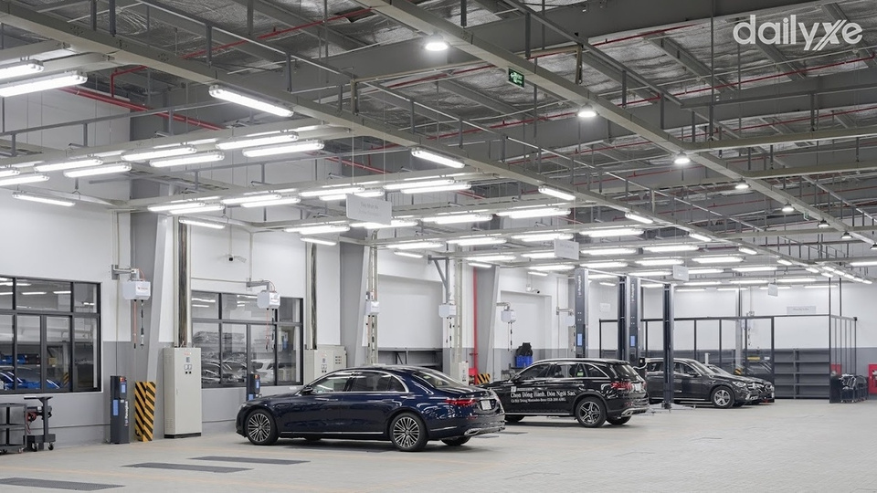 Xưởng dịch vụ của đại lý Mercedes Chế Lan Viên