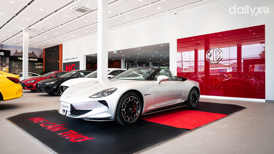 Phòng trưng bày xe của MG Cần Thơ