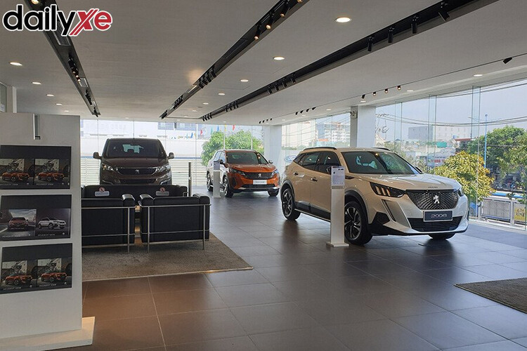 Các dòng xe trưng bày tại Showroom