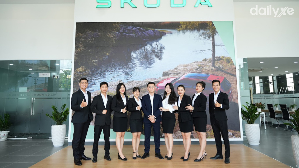 Đội ngũ nhân viên của Skoda Sài Gòn