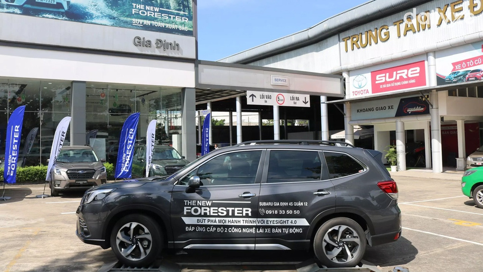 Showroom Subaru Gia Định đáp ứng đủ tiêu chuẩn 4S,