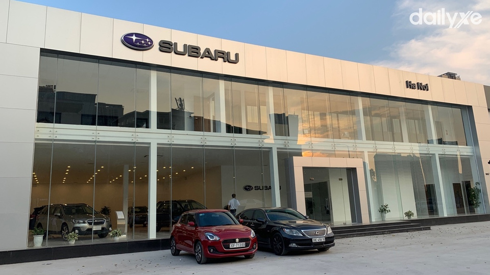 Đại lý Subaru Hà Nội được xây dựng theo phong cách hiện đại