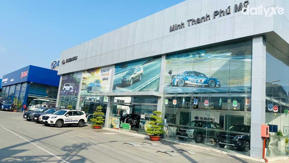 Subaru Phú Mỹ quy mộ rộng lớn