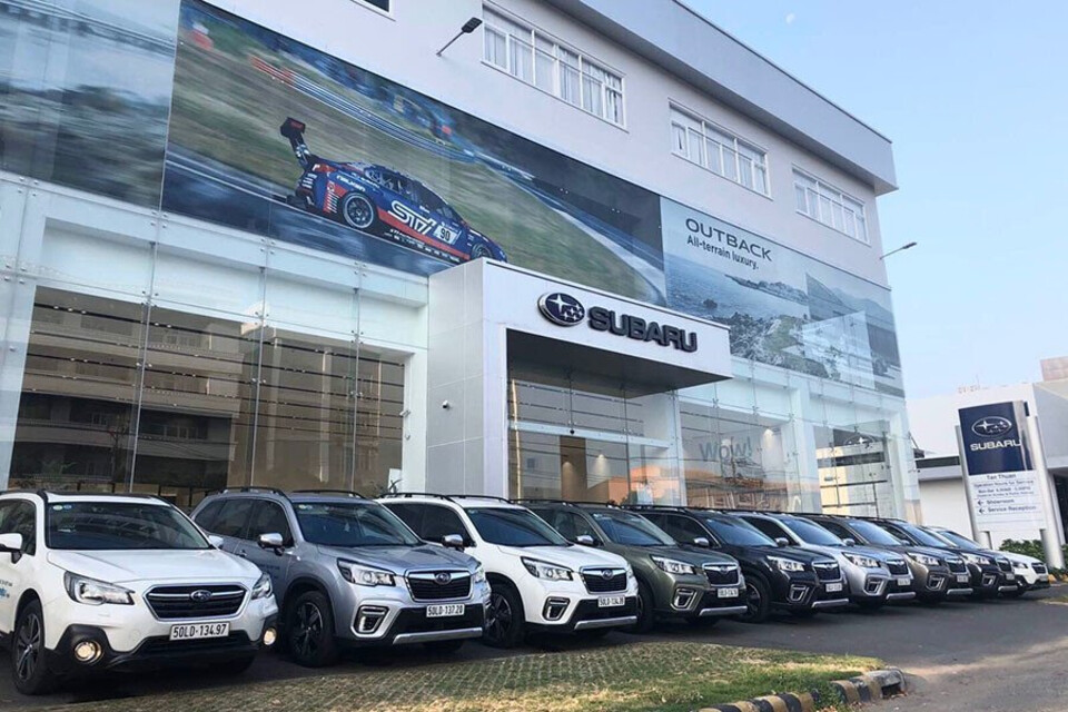 Đại lý Subaru quy mô đạt chuẩn 3S