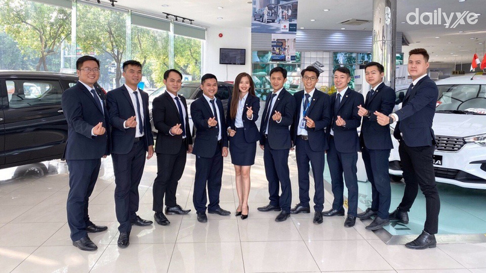 Đội ngũ nhân sự được đào tạo bài bản của đại lý Suzuki Nam Định