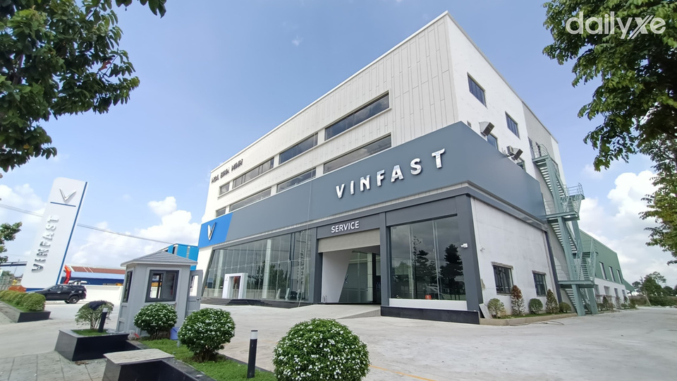 Mặt tiền showroom VinFast Bình Phước