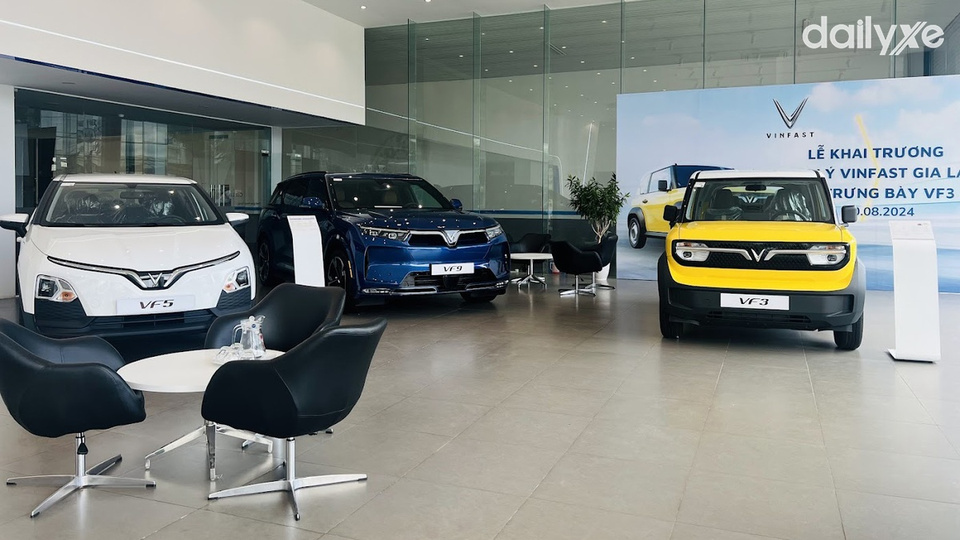 Phòng trưng bày sang tại đại lý VinFast Gia Lai