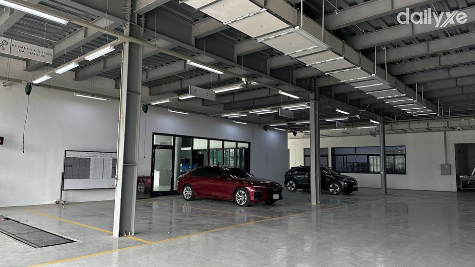 Xưởng dịch vụ tại showroom VinFast Hà Giang