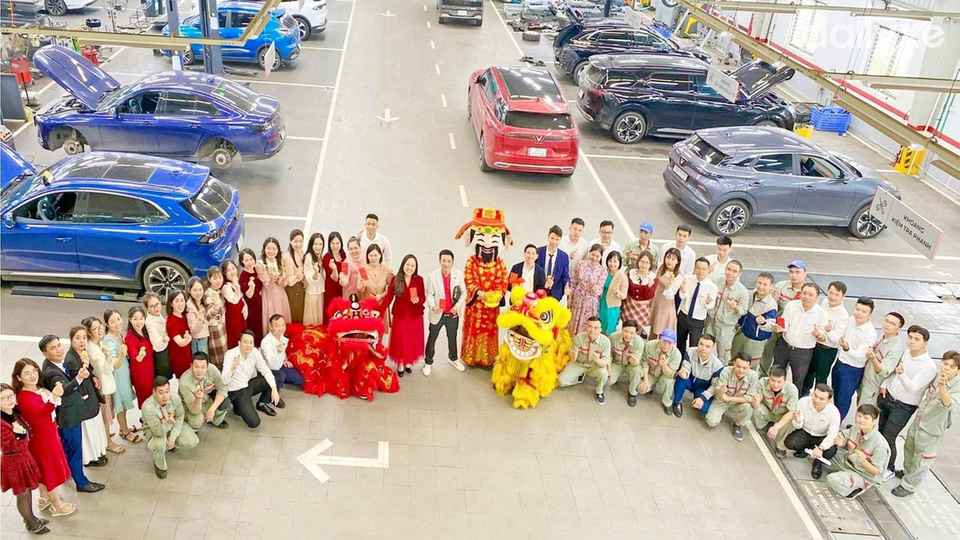 Xưởng dịch vụ hiện đại của VinFast Hải Dương