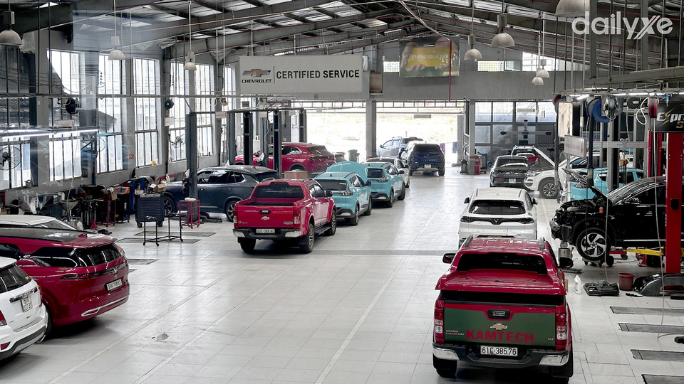 Xưởng dịch vụ của Showroom VinFast Nam Thái