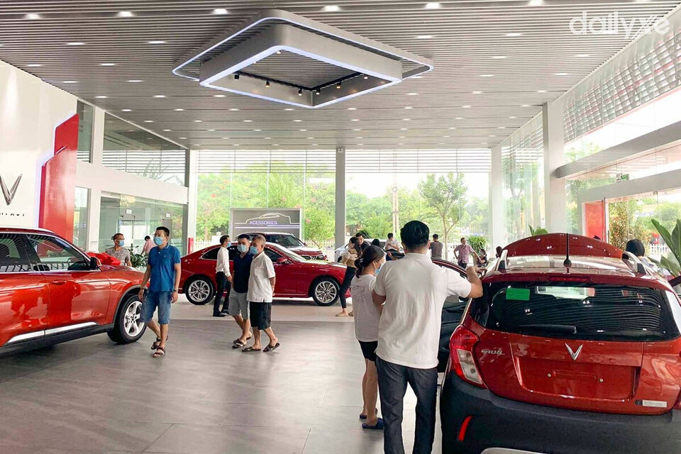 Không gian phòng trưng bày vô cùng sang trọng