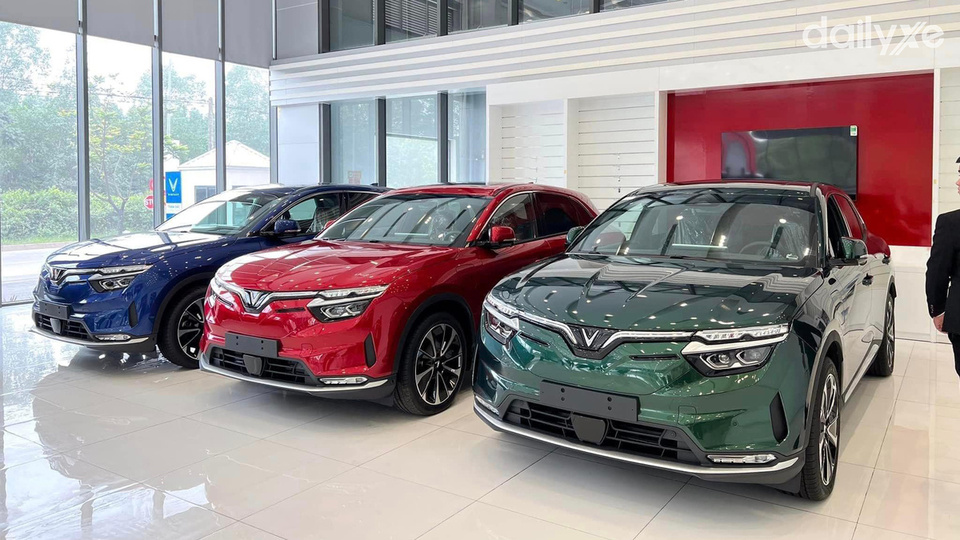 Phòng trưng bày sang trọng của đại lý VinFast Quốc Oai