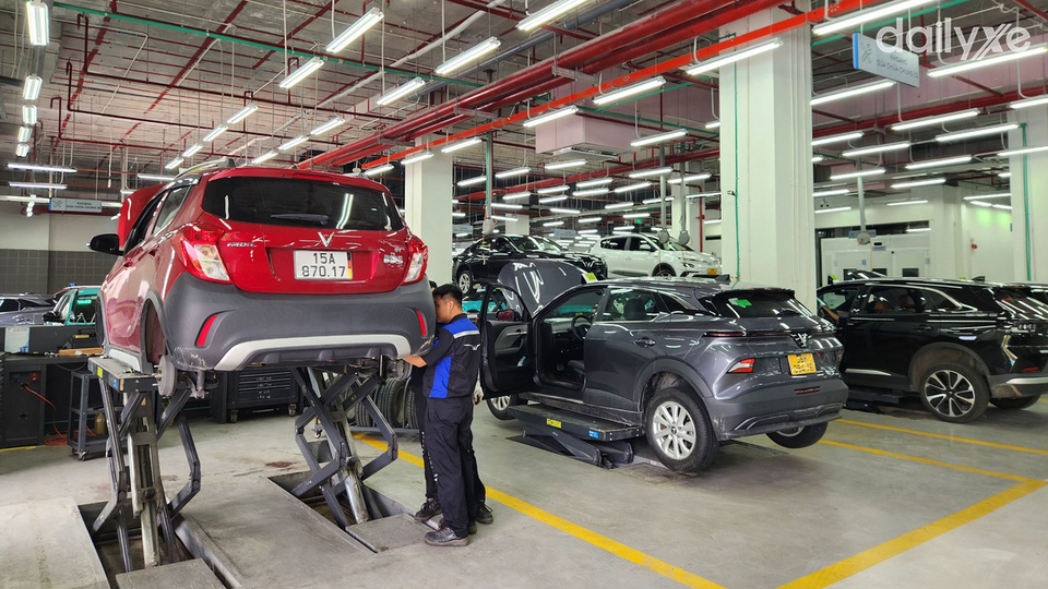 Xưởng dịch vụ hiện đại tại VinFast Smart City