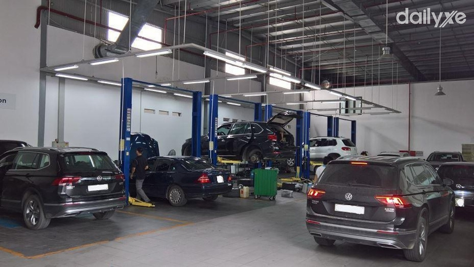 Xưởng dịch vụ của Showroom Volkswagen Đồng Nai