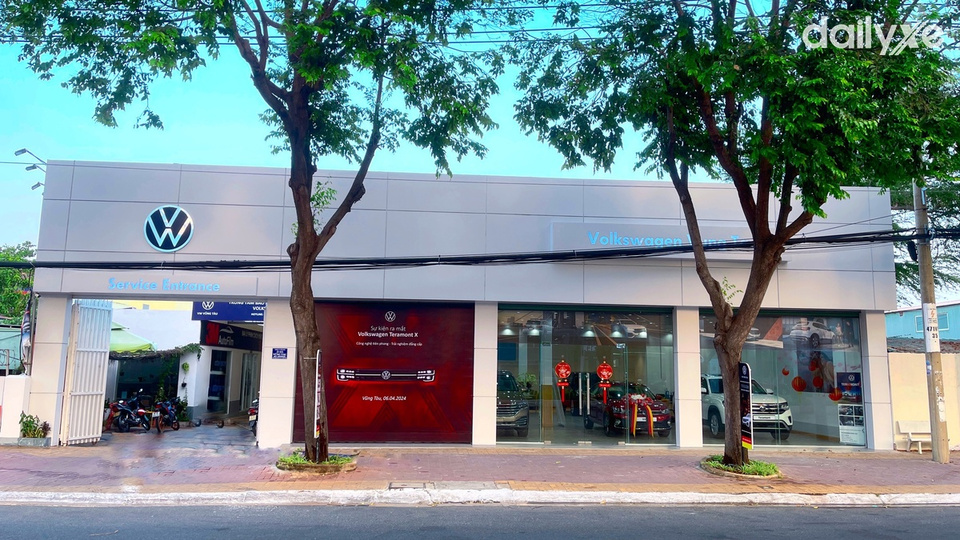 Đại lý Volkswagen Vũng Tàu thiết kế sang trọng