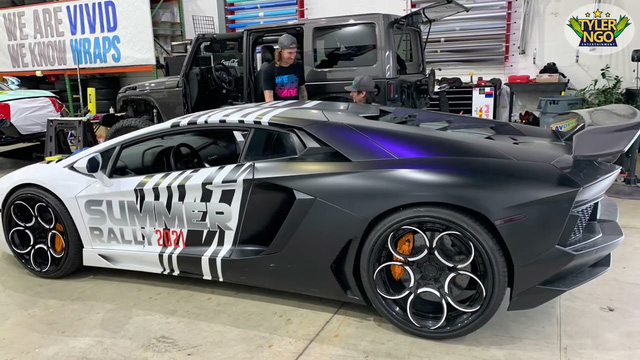 Dân chơi Tyler Ngo mang Lamborghini Aventador tham dự Summer Rally ...