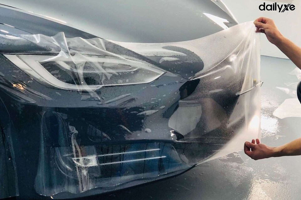 Không nên dán PPF tại nhà dễ lm hỏng PPF dễ tạo vết nhăn