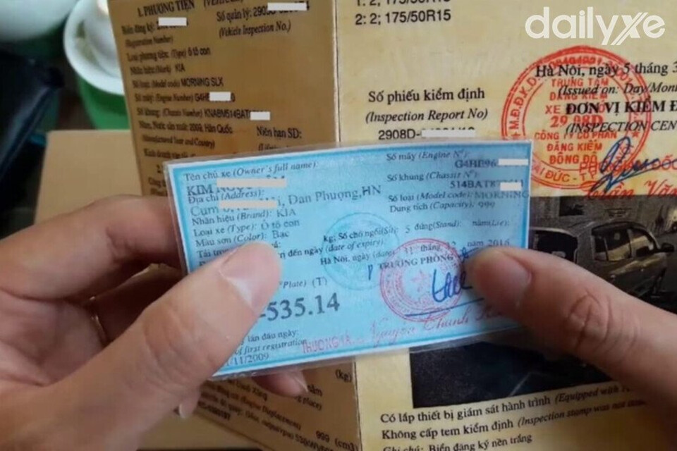 Hồ sơ đăng kiểm xe mới nhất bao gồm những gì?