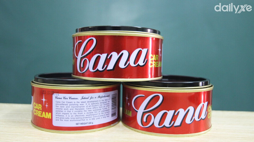 Cana thường dùng đánh bóng xe hiệu quả
