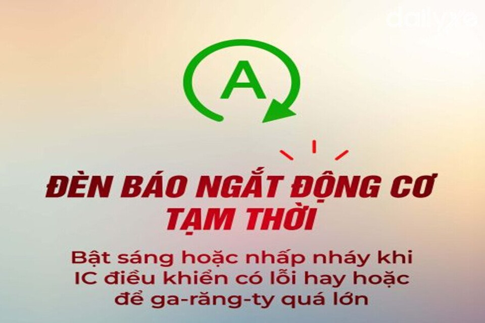 Đèn báo ngắt động cơ tạm thời