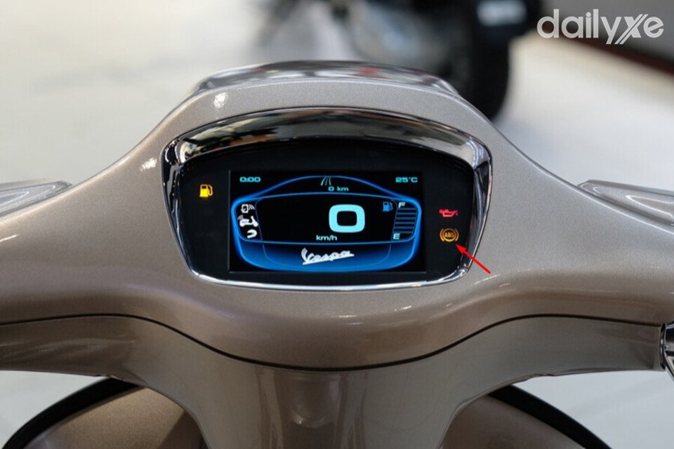 Đèn báo hệ thống phanh ABS xe Vespa