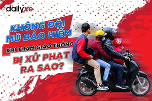 Điều khiển xe máy không đội mũ bảo hiểm phạt bao nhiêu tiền?