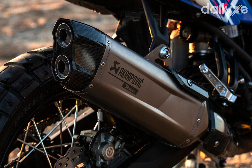Ống pô xe máy sau khi độ gây ô nhiễm tiếng ồn nghiêm trọng