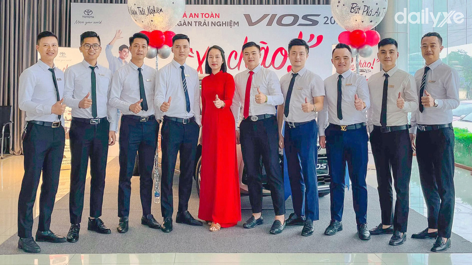 Đội ngũ nhân viên tại Toyota Thái Nguyên