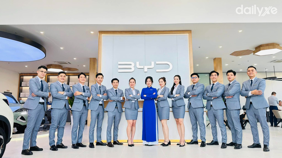 Đội ngũ nhân sự tại đại lý BYD Biên Hòa