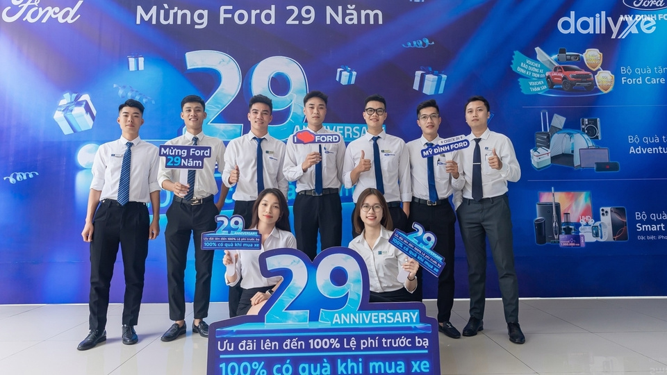 Đội ngũ nhân sự tại Ford Mỹ Đình